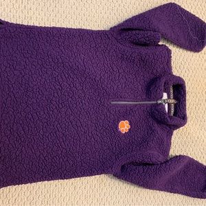 Summit Sportswear Clemson Tigers Fleece pullover.  Youth size medium.